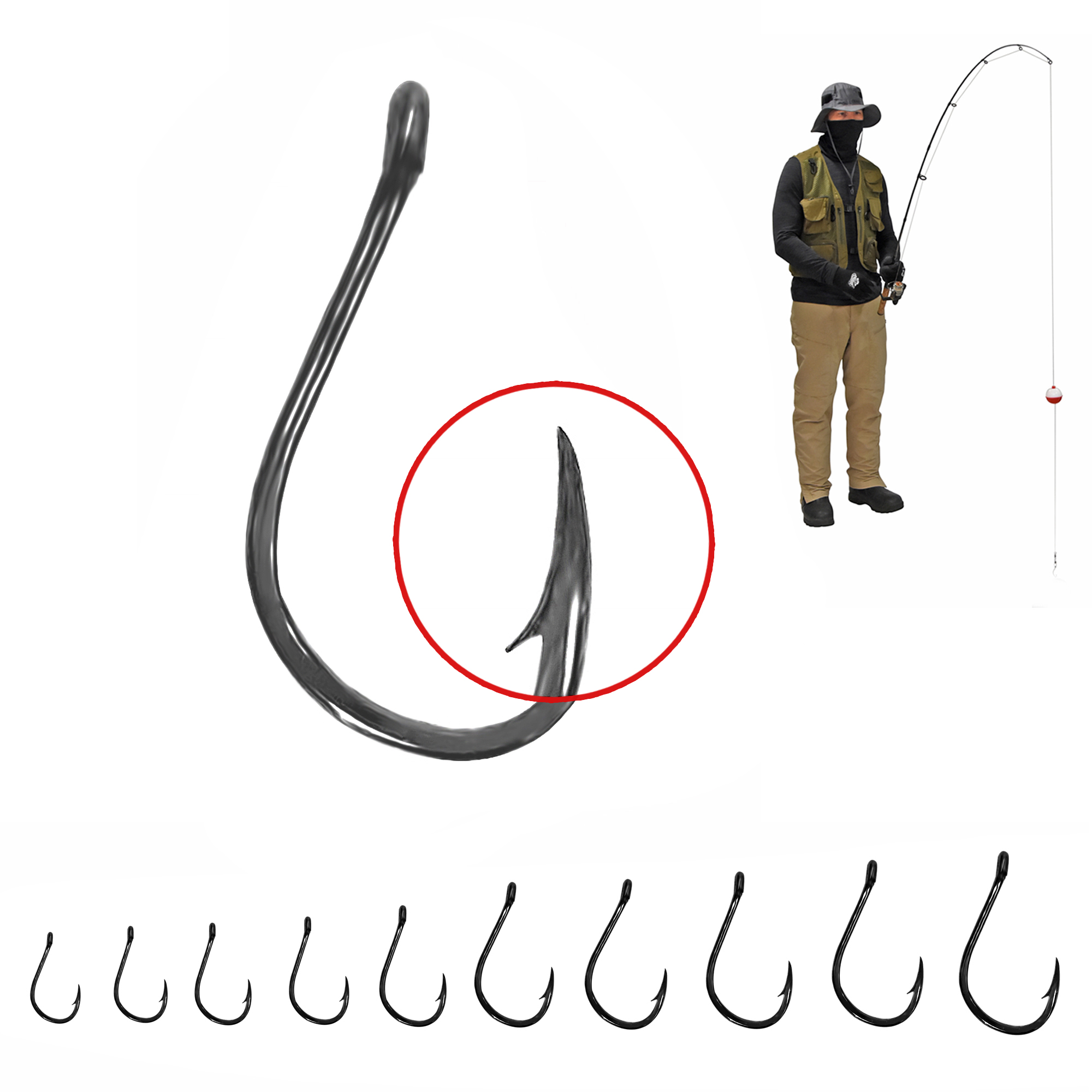 big worm fishing small fishing hooks medium fishing hooks